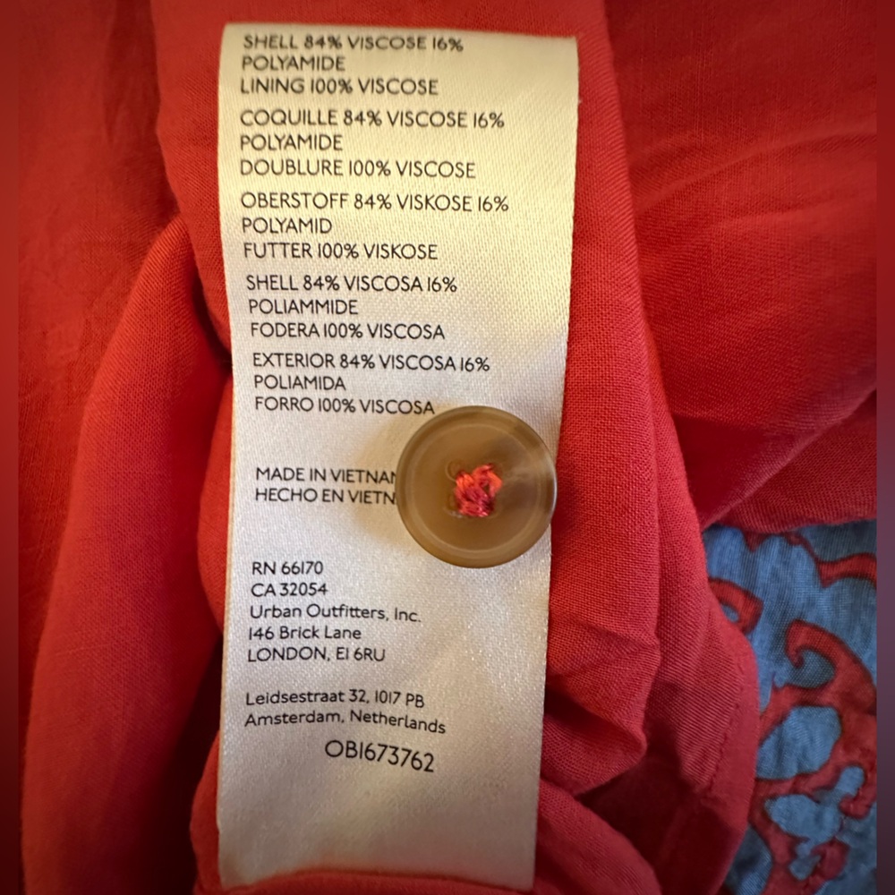 Anthropologie - Ruffle Sleeve Maxi Dress Size L - Picture 10 of 11